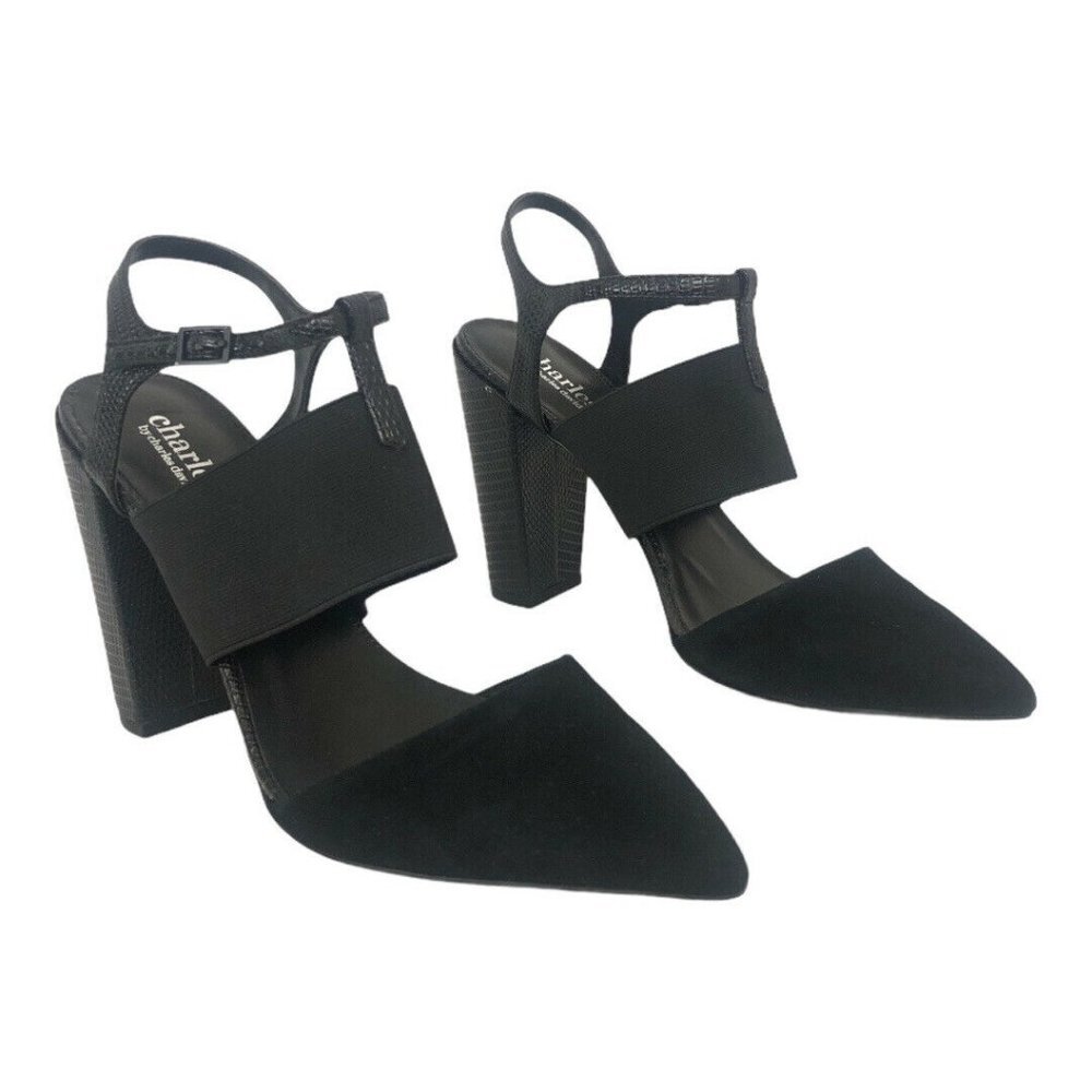 Charles By Charles David Suede Textile Heels